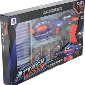 اسباب ‌بازی تفنگ تیر اسفنجی Attach force _اسباب بازی تفنگ